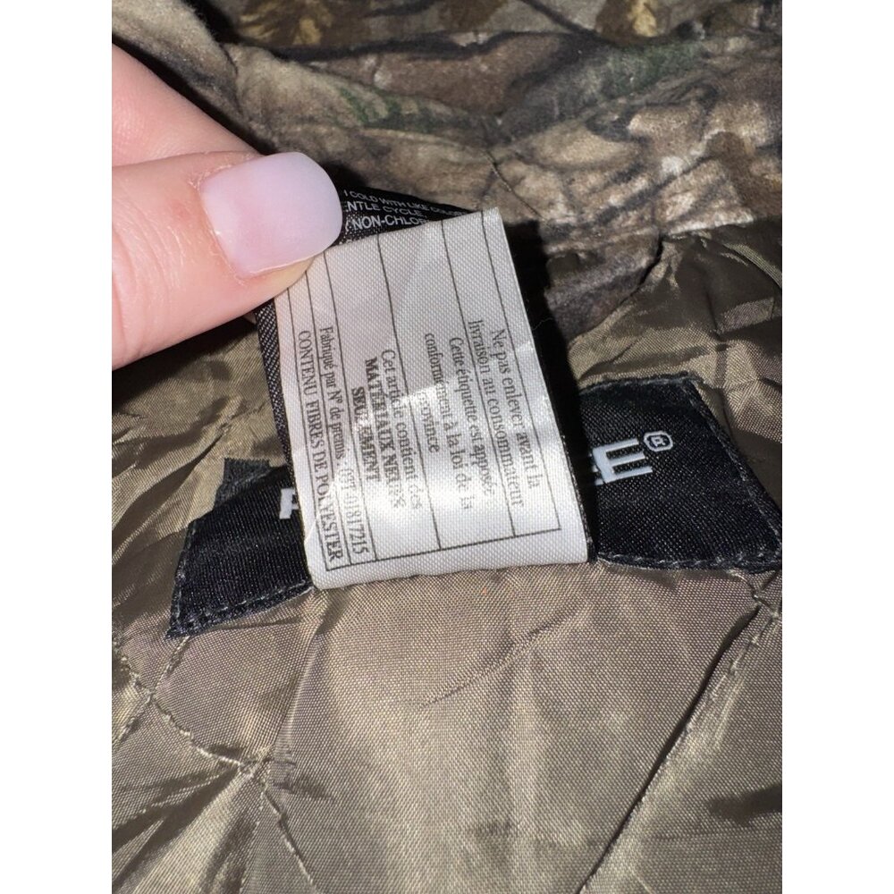 Mossy Oak Camouflage Break Up Herter’s Jacket Full Zip-Up And Snap Size XL - Picture 13 of 13